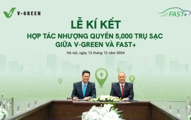 Việt Nam sắp có thêm 5.000 trụ sạc ôtô điện