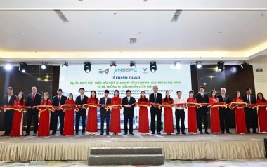Vinfast Energy và điện Nghi Sơn 2 vận hành hệ thống điện mặt trời tích hợp pin lưu trữ năng lượng