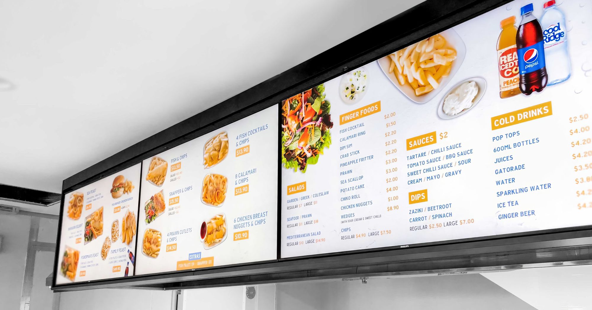 NETWORK DIGITAL MENU BOARDS